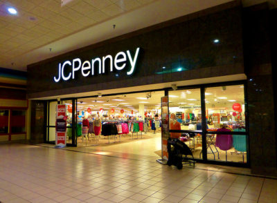 JCPenney mall entrance